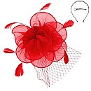 Ladies Fascinator Tilt Mesh Flower