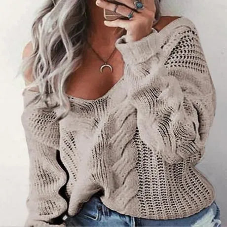 Double Twist Irregular Sweater