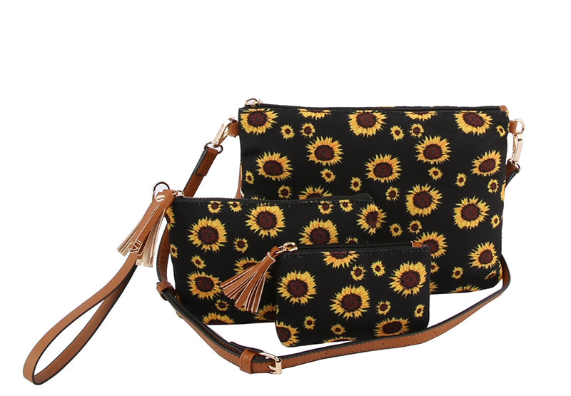 Sun Flower Canvass 3 in 1 bag
