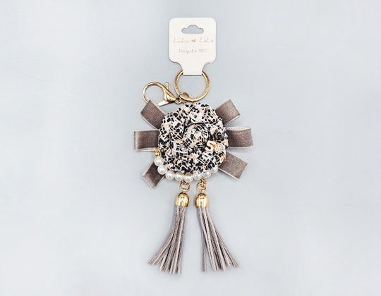 Flower Tassel Keychain