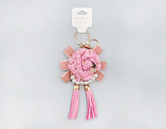 Flower Tassel Keychain