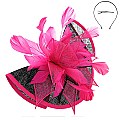Two-Tone Elegant Folded Fascinator