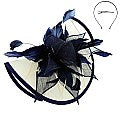 Two-Tone Elegant Folded Fascinator