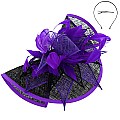 Two-Tone Elegant Folded Fascinator