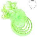 Vintage Floral Feathered Fascinator