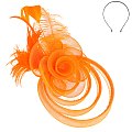 Vintage Floral Feathered Fascinator