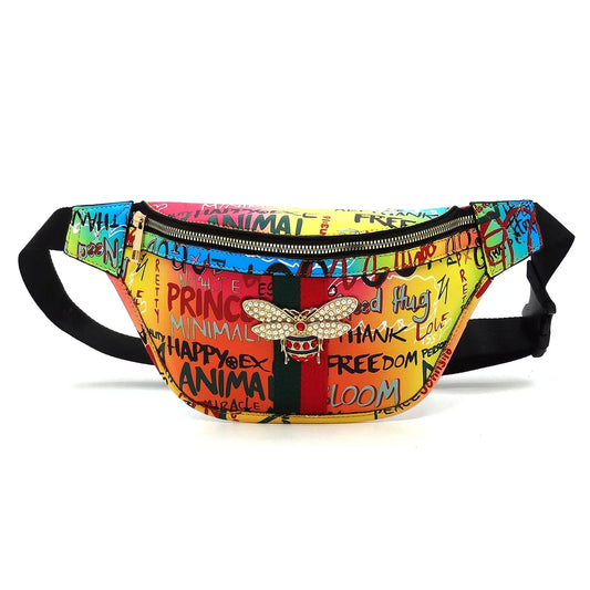 Queen Bee Graffiti Fanny Pack