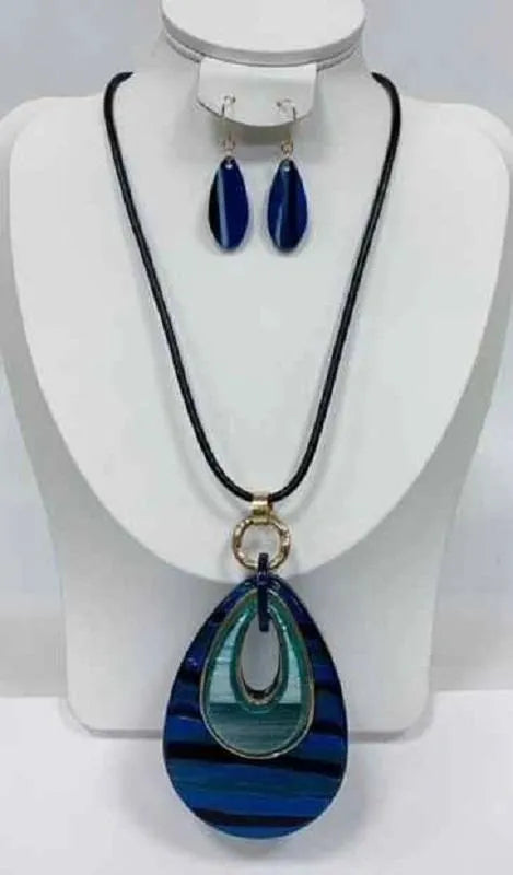 Blue Tear Drop Set