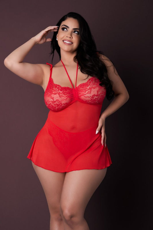 Sugar High Baby Doll & Thong Set
